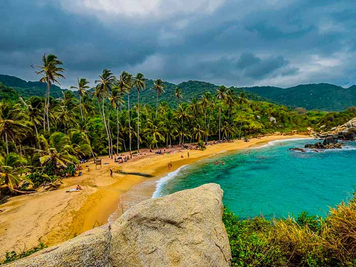 Parque-Tayrona-en-Santa-Marta-Colombia Parque Tayrona en Santa Marta Colombia
