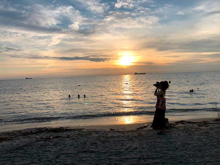 Atardecer Playa Bello Horizonte