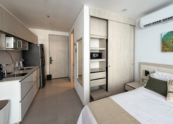 closet-cocina-pweb Sala Apartamento en renta santa marta